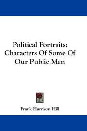Front cover of Political Portraits by Frank Harrison Hill
