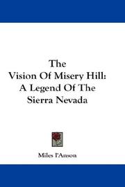 Front cover of The Vision Of Misery Hill by Miles I'Anson