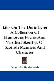Front cover of Lilts On The Doric Lyre by Alexander G. Murdoch