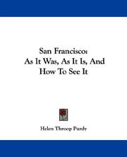 Front cover of San Francisco by Helen Throop Purdy