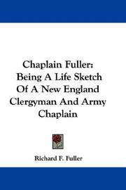 Cover of Chaplain Fuller by Richard F. Fuller