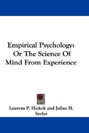 Cover of Empirical Psychology by Laurens Persens Hickok