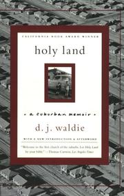 Cover of Holy land by D. J. Waldie