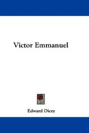 Cover of Victor Emmanuel by Edward Dicey