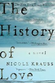 Cover of The History of Love by Nicole Krauss