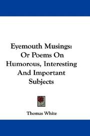 Front cover of Eyemouth Musings by Thomas White (of Eyemouth)