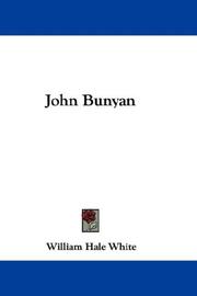 Cover of John Bunyan by William Hale White