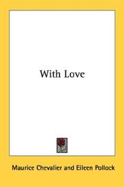 Cover of With love by Maurice Chevalier