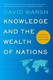 Cover of Knowledge and the Wealth of Nations by David Warsh