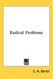 Cover of Radical problems by Cyrus Augustus Bartol
