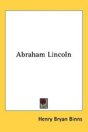 Cover of Abraham Lincoln by Henry Bryan Binns