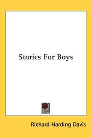 Front cover of Stories For Boys by Richard Harding Davis