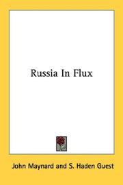Front cover of Russia in flux, before October by Maynard, John Sir