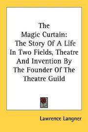 Cover of The magic curtain by Lawrence Langner