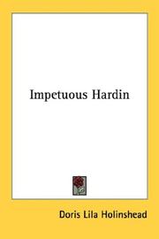 Cover of Impetuous Hardin by Doris Lila Holinshead