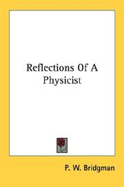 Front cover of Reflections of a physicist by P. W. Bridgman