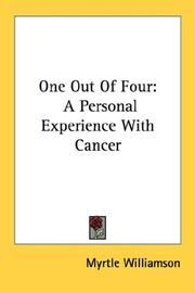 Front cover of One out of four by Myrtle Williamson