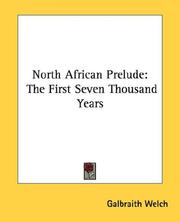 Cover of North African prelude by Galbraith Welch