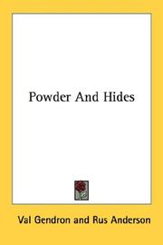 Cover of Powder and hides by Val Gendron