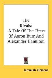 Cover of The rivals by Jeremiah Clemens
