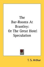 Front cover of The bar-rooms at Brantley by Arthur, T. S.