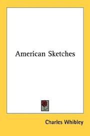 Front cover of American sketches by Charles Whibley
