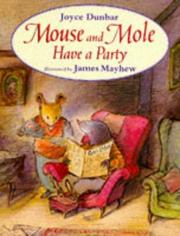 Cover of Mouse and Mole Have a Party (Mouse & Mole) by Joyce Dunbar