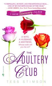 Front cover of The Adultery Club by Tess Stimson