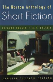 Front cover of The Norton Anthology of Short Fiction -- Shorter Seventh Edition by Richard Bausch