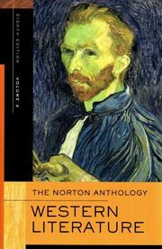 Cover of norton anthology of western literature volume 2 by Sarah N. Lawall