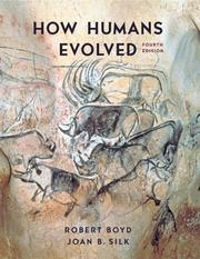 Cover of How humans evolved by Boyd, Robert Ph. D.