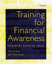 Front cover of Training for financial awareness by Mike Bolton