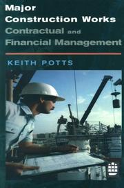 Front cover of Major construction works by Keith F. Potts