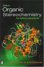 Front cover of Guide to organic stereochemistry by Sheila R. Buxton