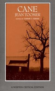 Cover of Cane by Jean Toomer