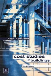 Cover of Cost Studies of Buildings by Allan Ashworth