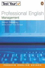 Cover of Test Your Professional English by Simon Sweeney