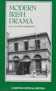 Front cover of Modern Irish drama by John P. Harrington