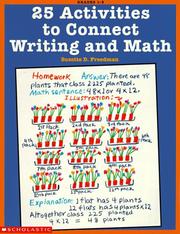Cover of 25 Activities to Connect Writing and Math (Grades 1-3) by Suzette D. Freedman
