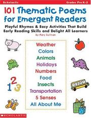 Front cover of 101 thematic poems for emergent readers by Mary Sullivan