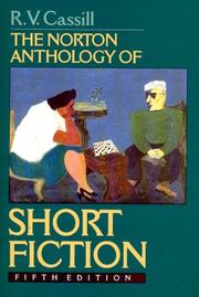 Cover of The Norton Anthology of Short fiction by R. V. Cassill