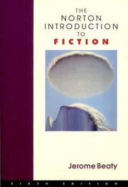 Cover of The Norton introduction to fiction by Jerome Beaty