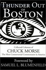 Front cover of Thunder Out of Boston by Chuck Morse