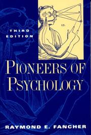Front cover of Pioneers of Psychology by Raymond E. Fancher