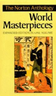 Front cover of The Norton anthology of world masterpieces by Maynard Mack