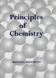 Front cover of Principles of chemistry by M. Munowitz