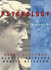 Front cover of Psychology by Henry Gleitman