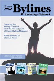 Cover of Student Bylines Anthology by Susan Daniels