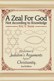 Front cover of A Zeal For God Not According to Knowledge by Eric V. Snow