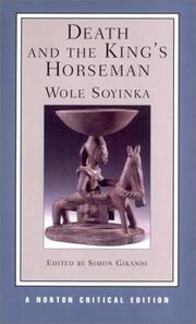 Front cover of Death and the king's horseman by Wole Soyinka